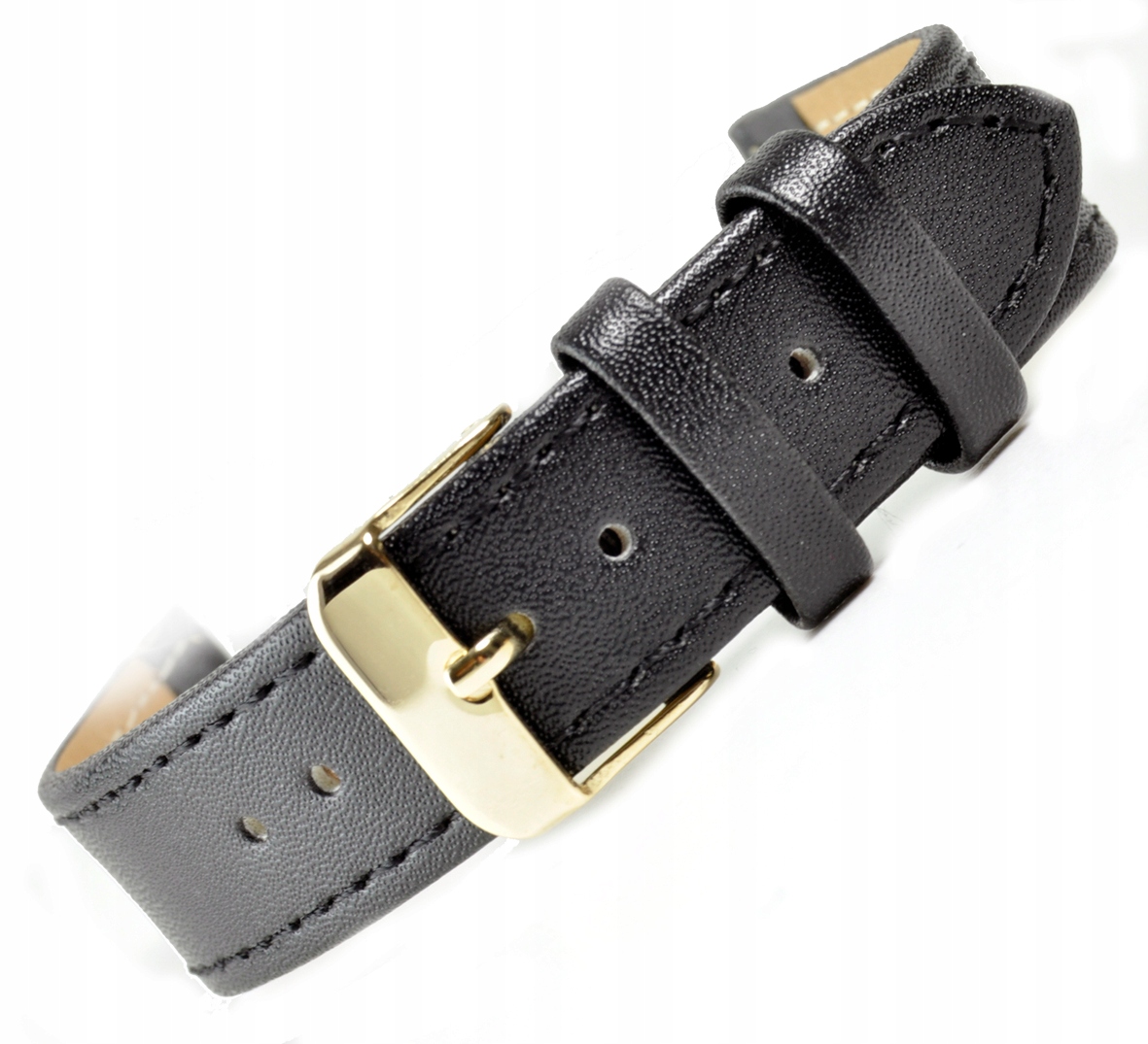 

Pasek Do Zegarka Skóra Naturalna 20mm Czarny XL