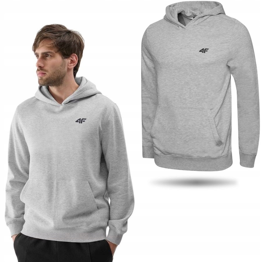 Bluza Męska 4F Dresowa Sportowa Ciepła Na Co Dzień