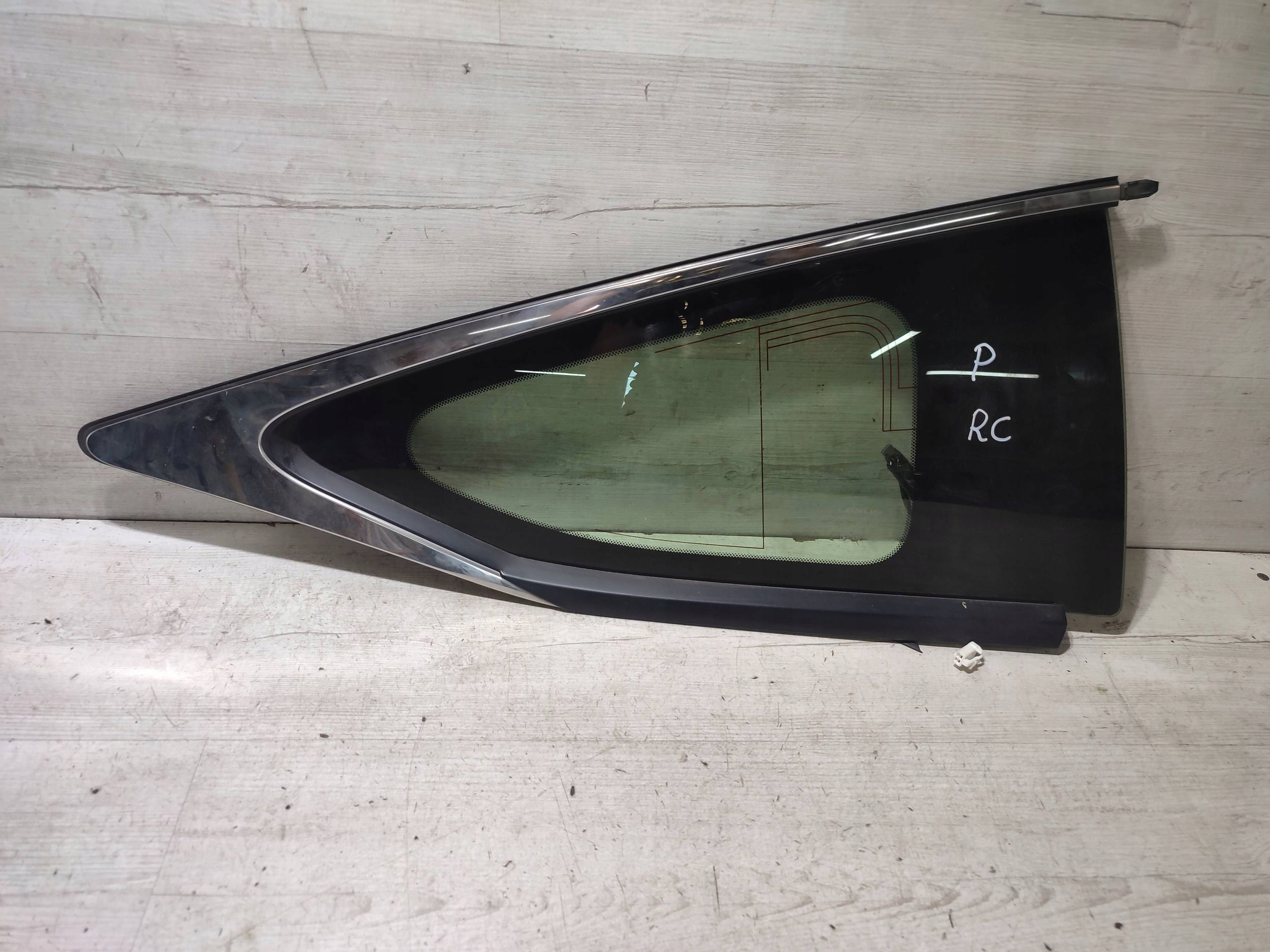 Lexus RC 2019 rear part side right window bodywork door tylnych