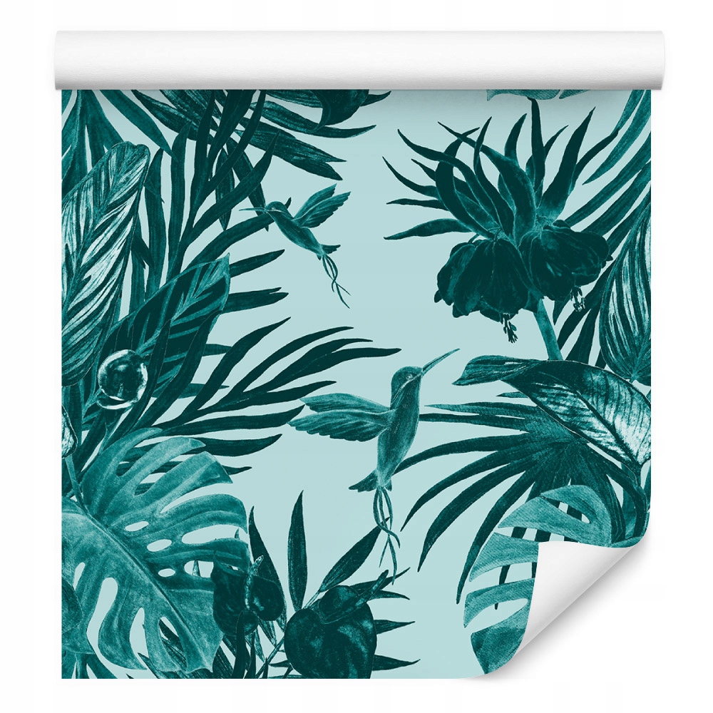 Tapeta kolibříci a tropické listy /1301122258