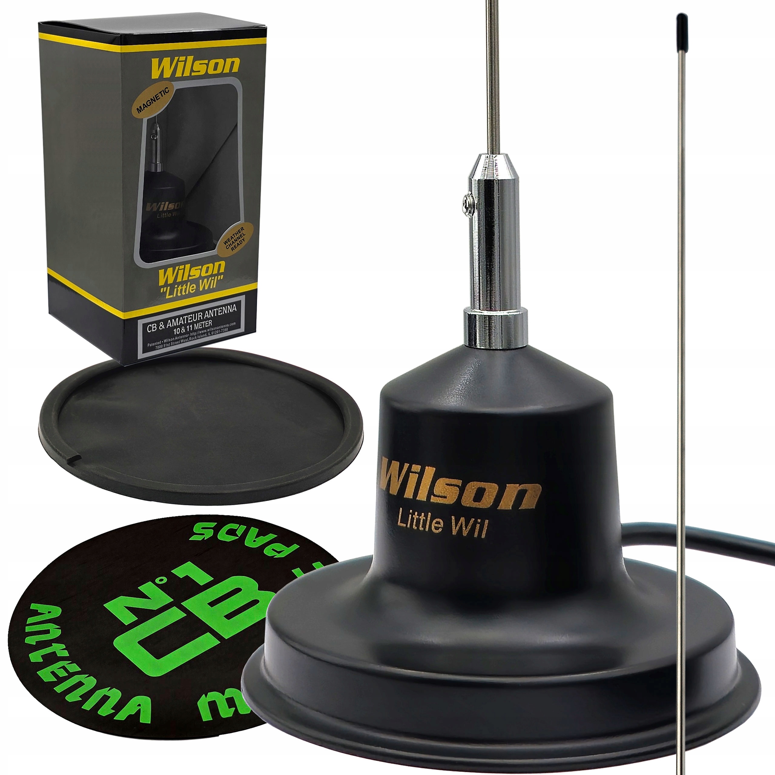 Anténa Cb Wilson Little Will magnetická 95 cm diskrétní, účinná, jemná