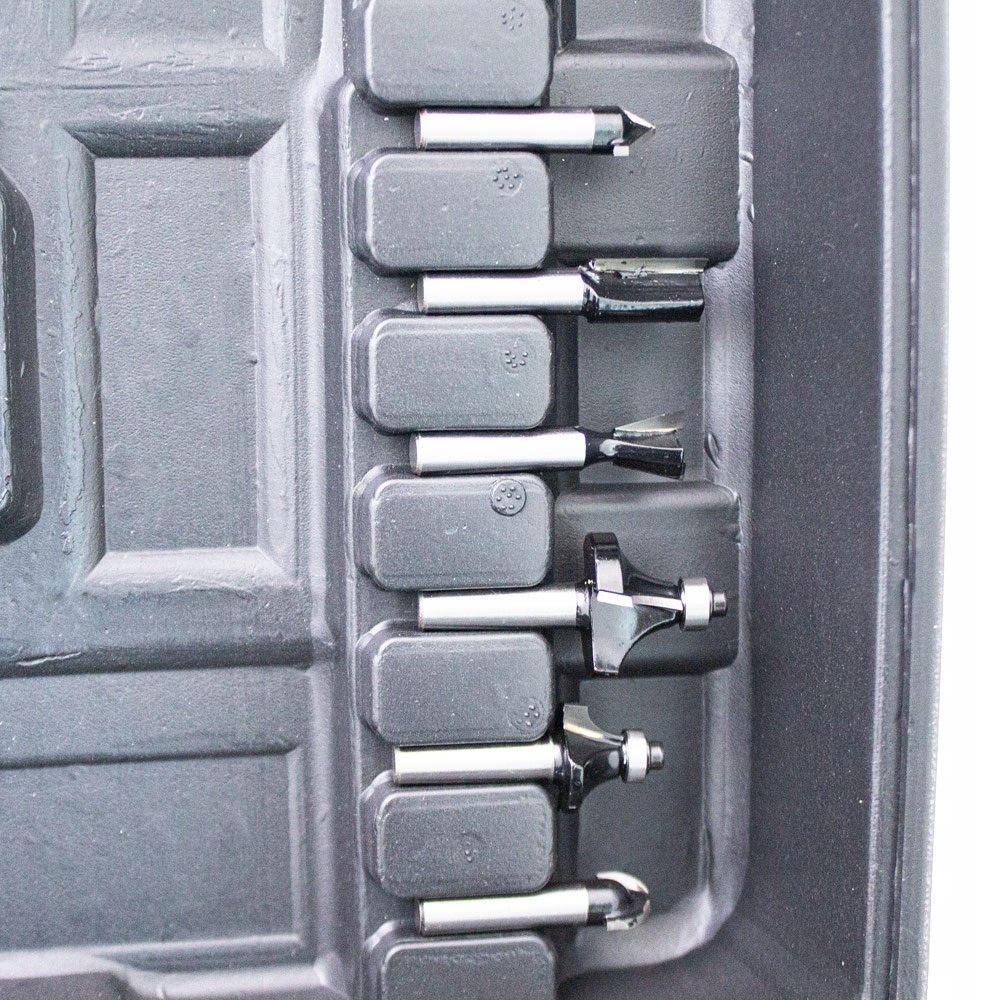 FREZARKA GÓRNOWRZECIONOWA KRAWĘDZIOWA + 12 FREZÓW Maksymalna moc 1200 W