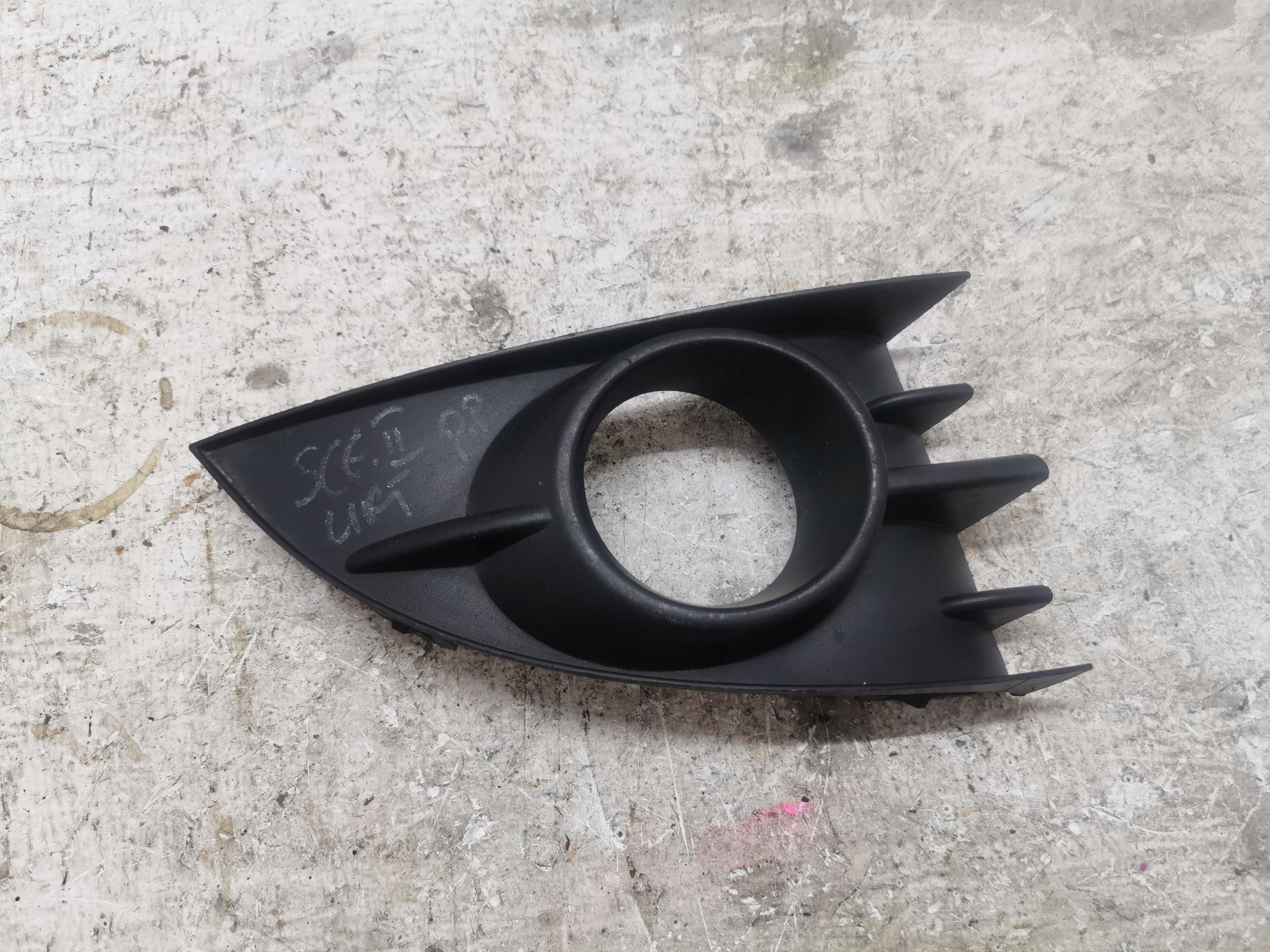 grid of a bumper right front RENAULT SCENIC II