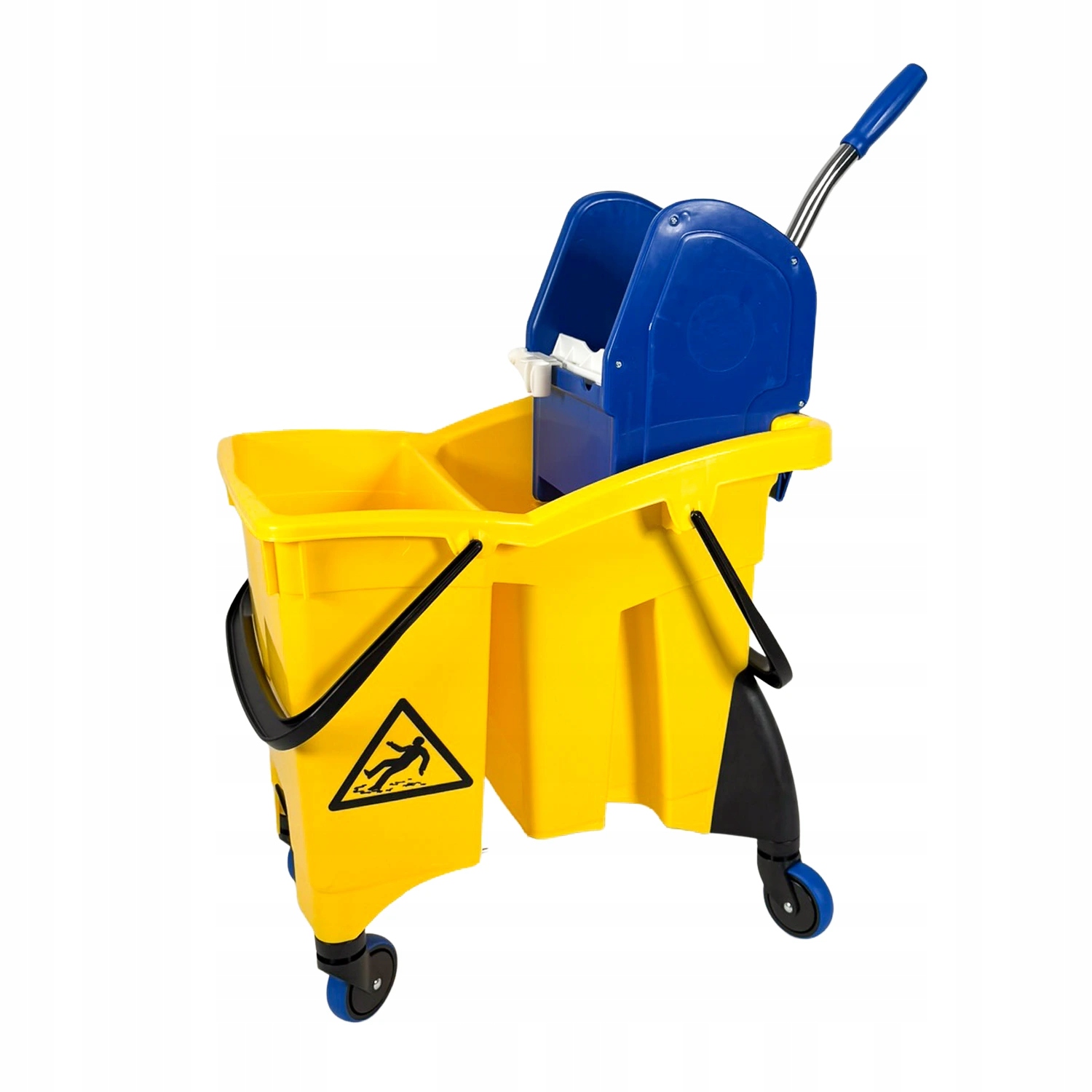 Denox úklidový vozík Professional Double, 2 x kbelík, se ždímačem, 30 L
