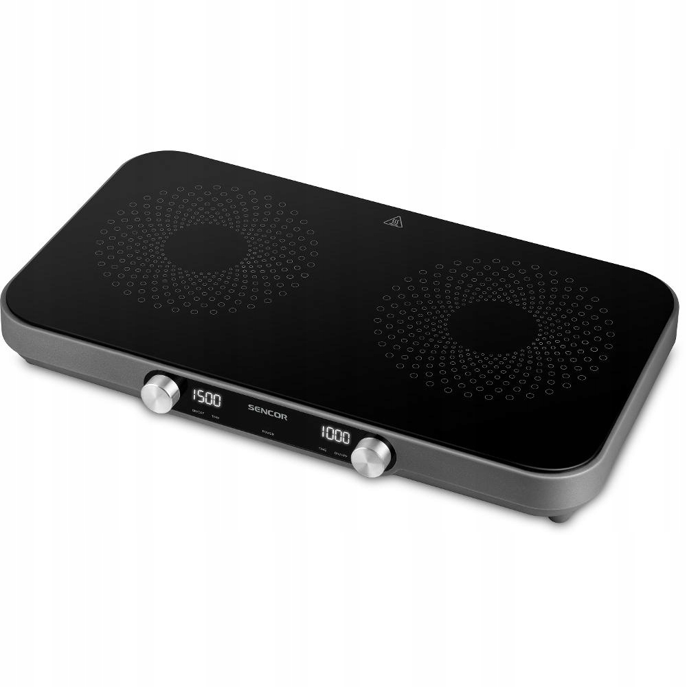 Dvouplotýnkový sklokeramický vařič Sencor Scp 2803BK SmoothCook