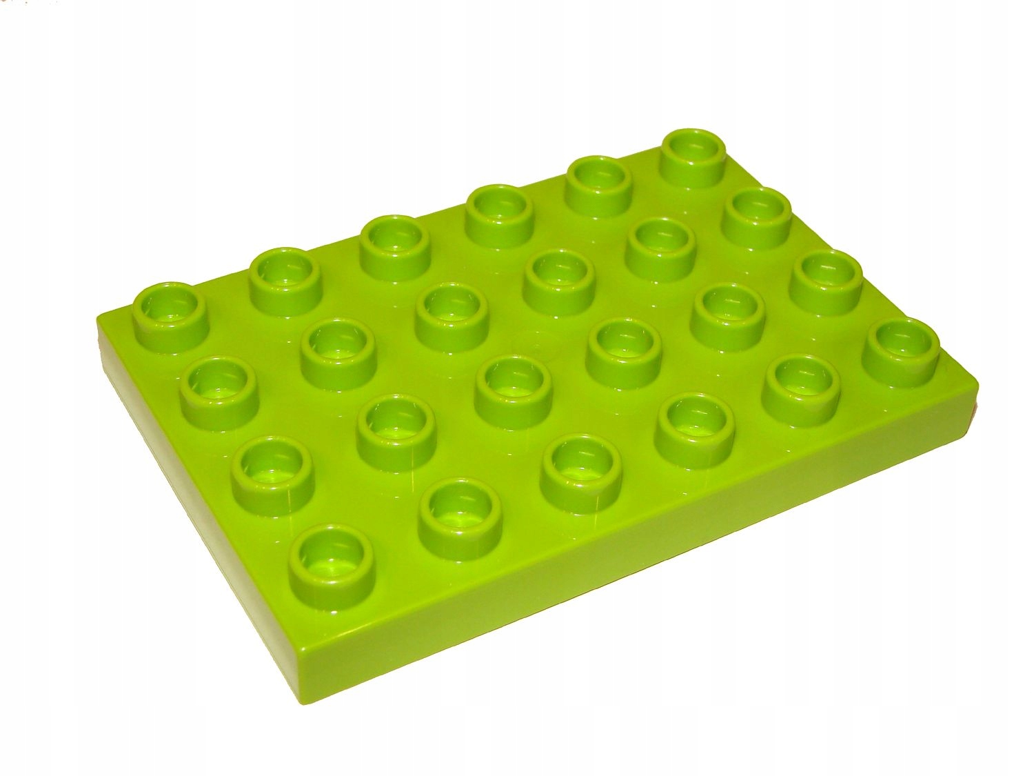 

Ts Nowe Lego Duplo 25549 -płytka Płyta 4x6 limonka