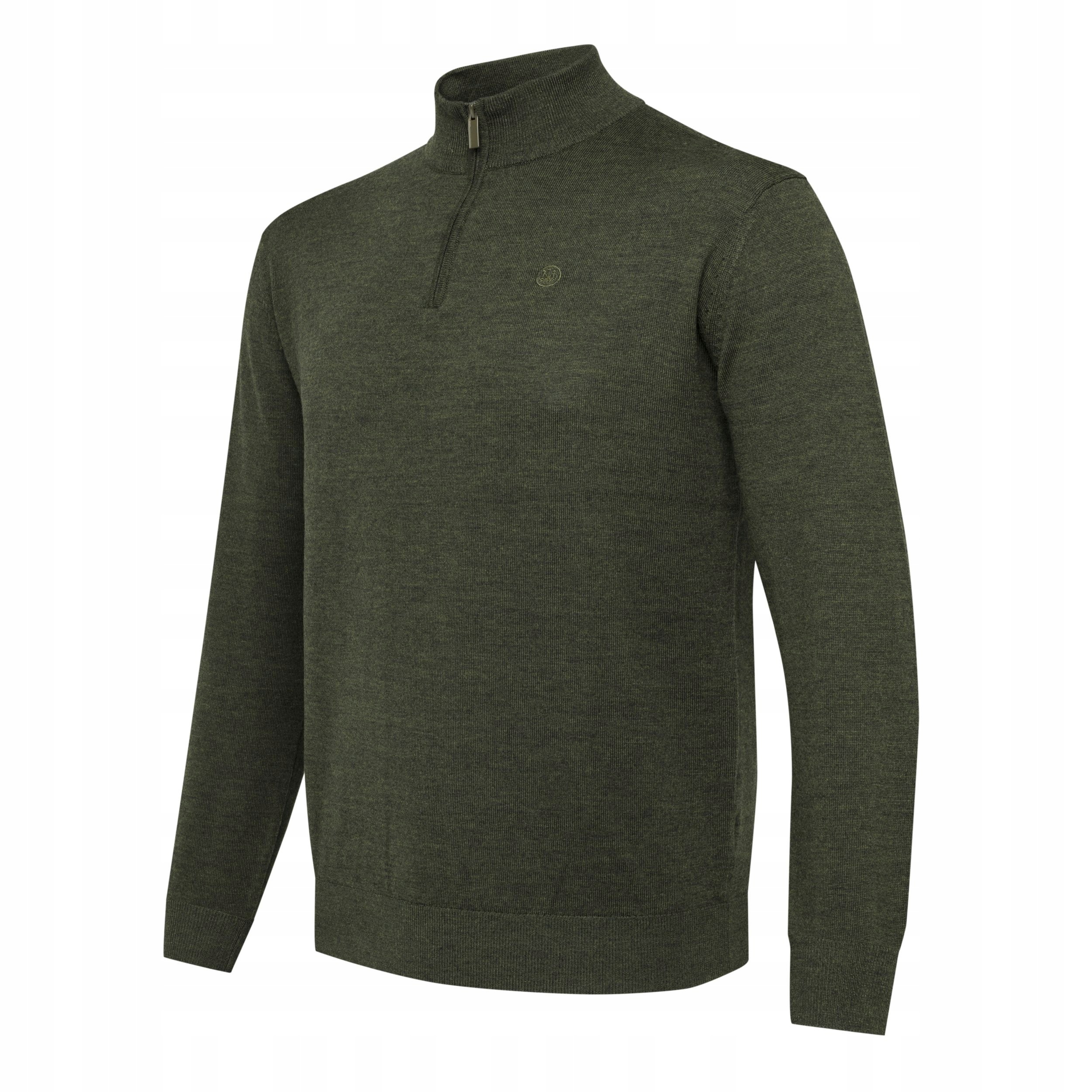 Sweter męski Beretta Merino Half Zip, zielony M