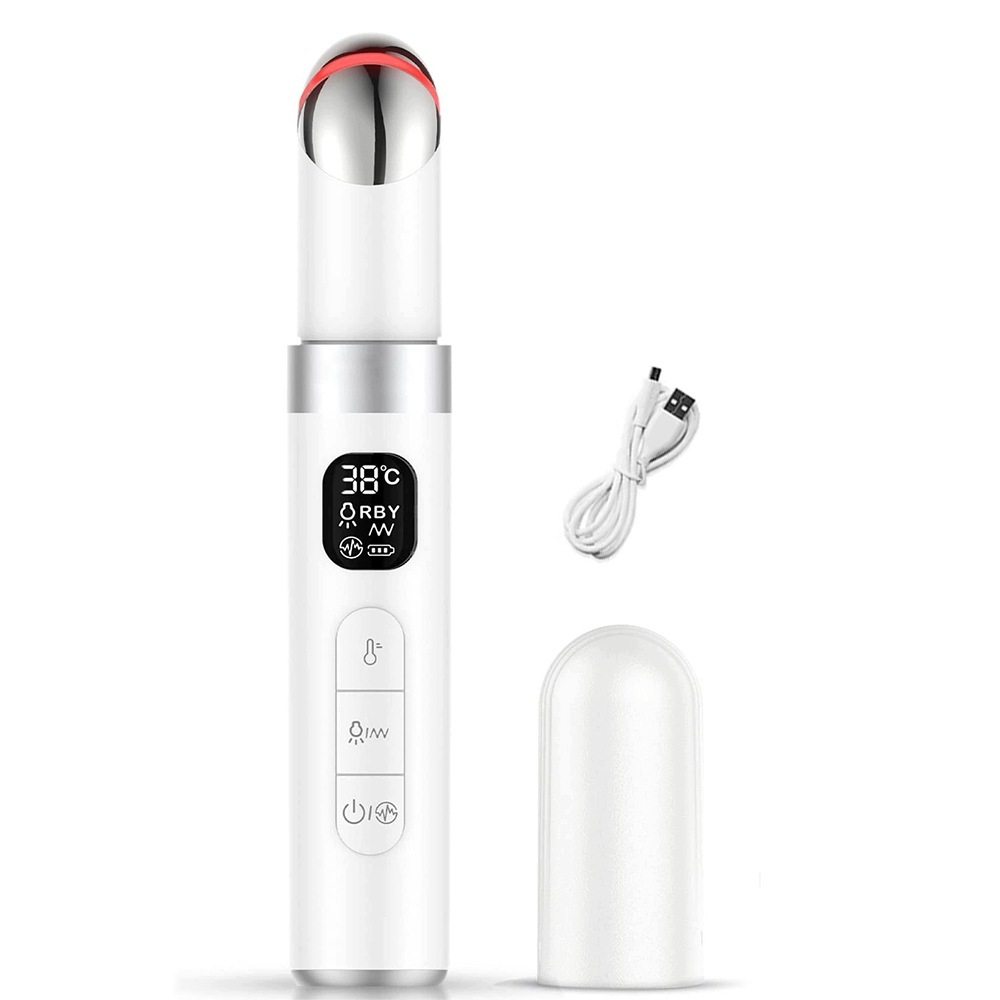 Masážní Přístroj na obličej očí a rtů Fototerapie Led Vibrace Ems Beauty
