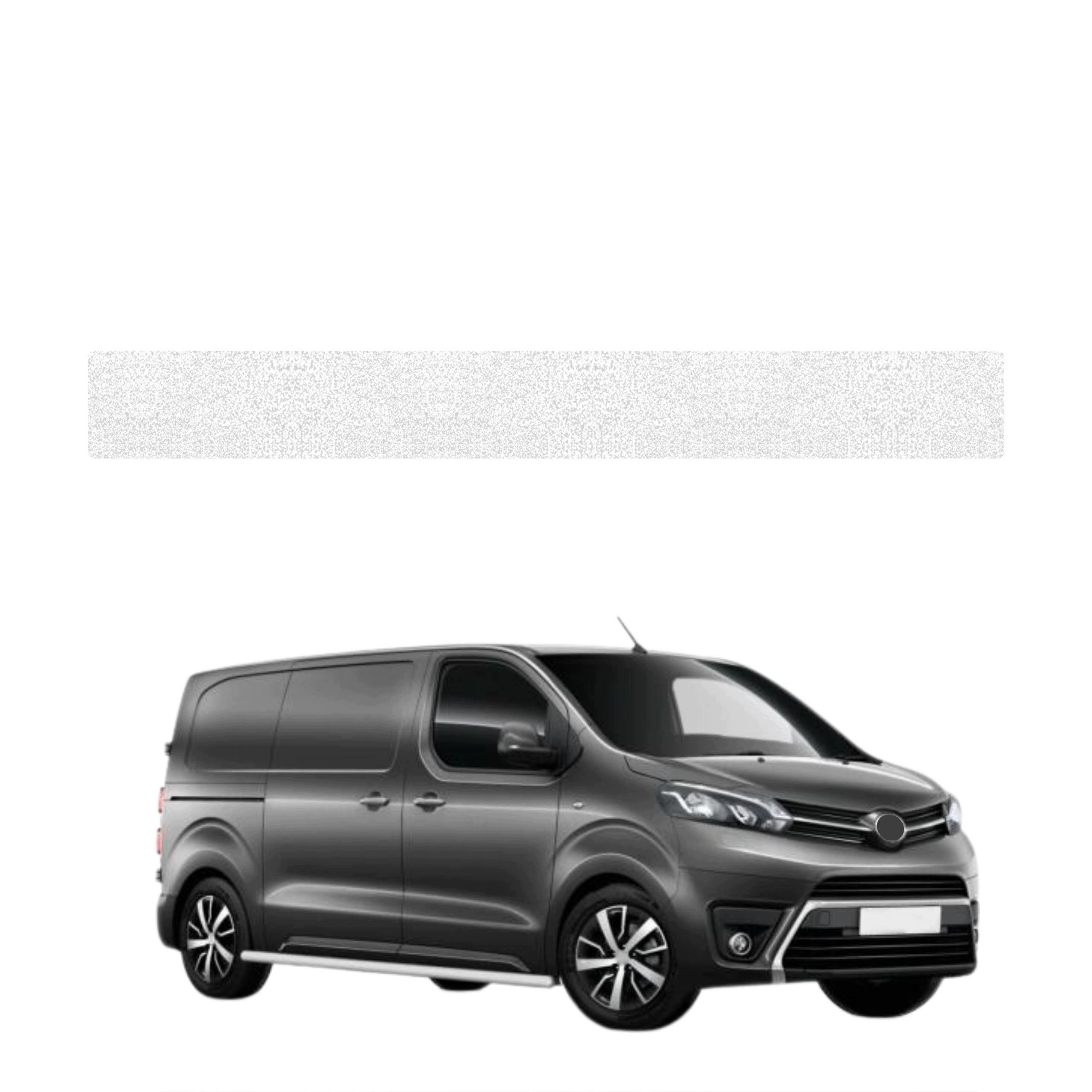 Povlak na pravý práh dveří nákladového prostoru pro Toyota Proace (2024-2026) Bílý