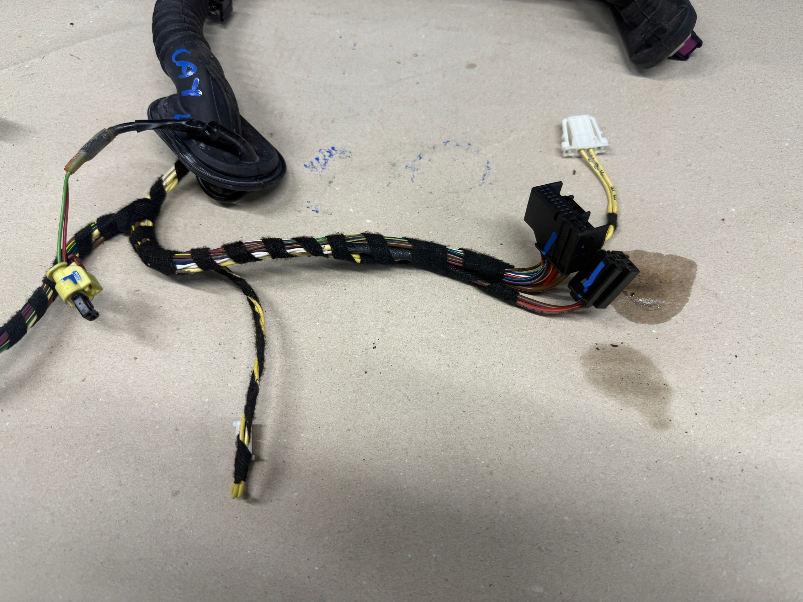 PORSCHE CAYENNE II 7P 92A wiring bundle door left front 7P5971161AQ