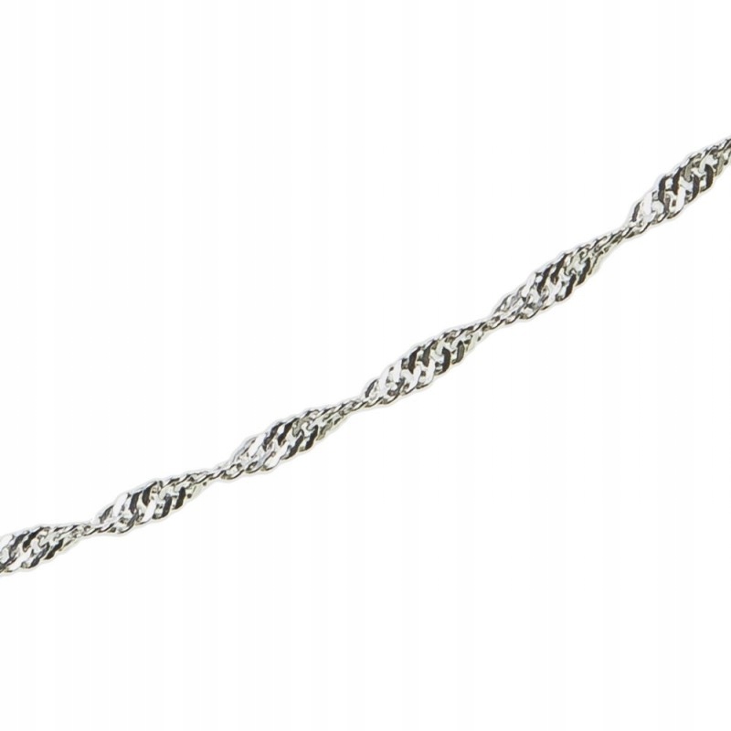 

Srebrny Łańcuszek 50cm Srebro 925 Singapur grawer
