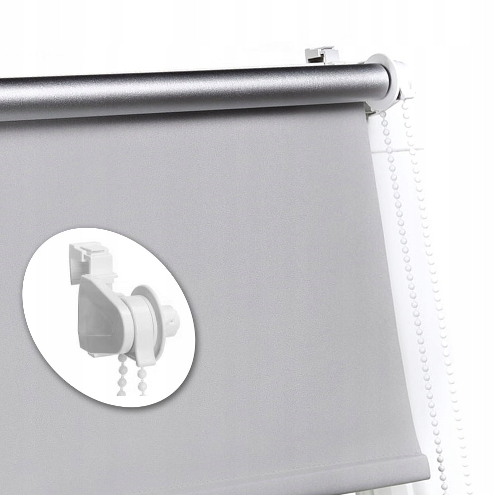 

Roleta bezinwazyjna 80x230 cm okno balkonowe szara