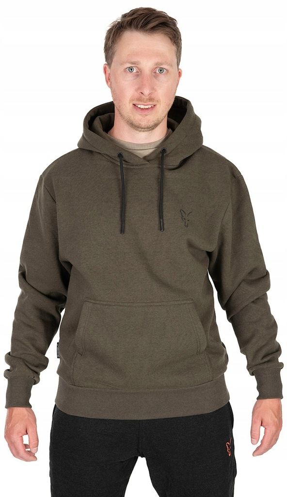 BLUZA FOX COLLECTION HOODY GREEN BLACK L