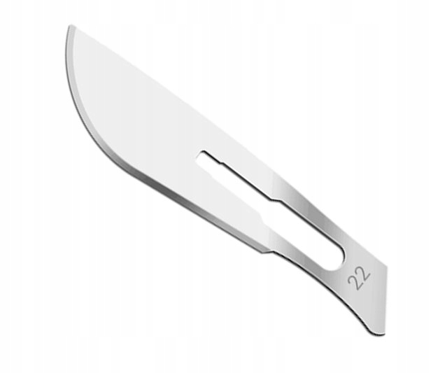 

Ostrze do skalpela nr 22 sterylne Ribbel