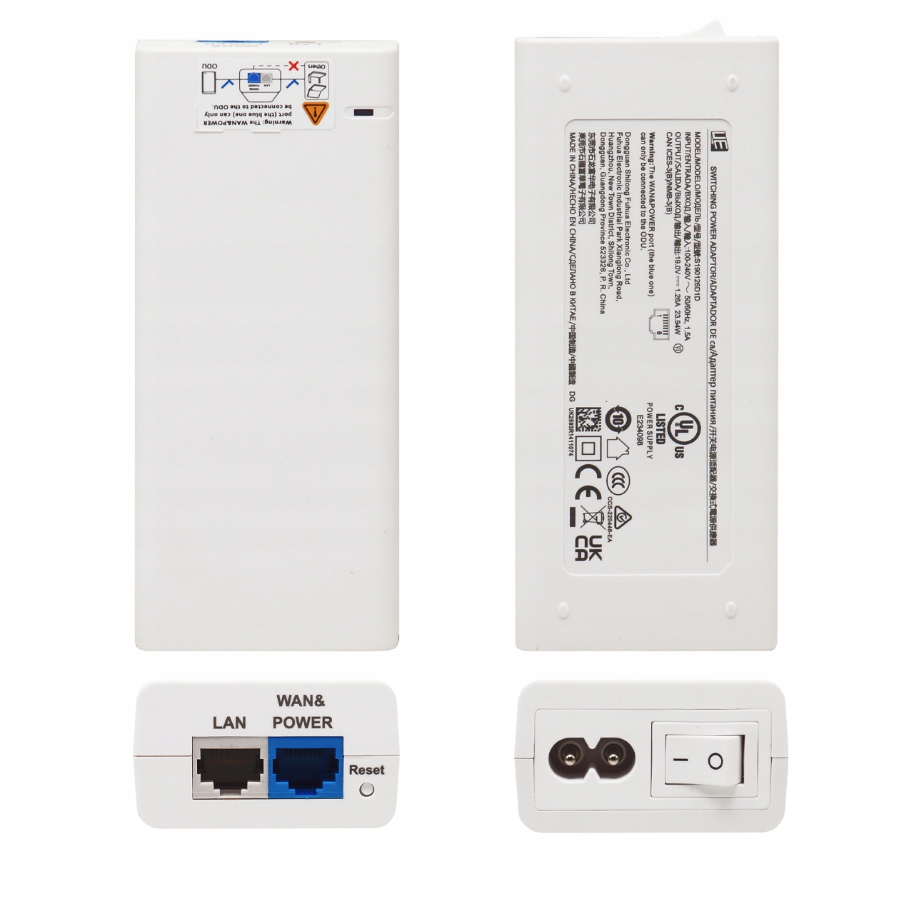 Originální Napájecí Zdroj Poe S190126D1D Pro Huawei HW-190126D0D 19V 1.26A 24W
