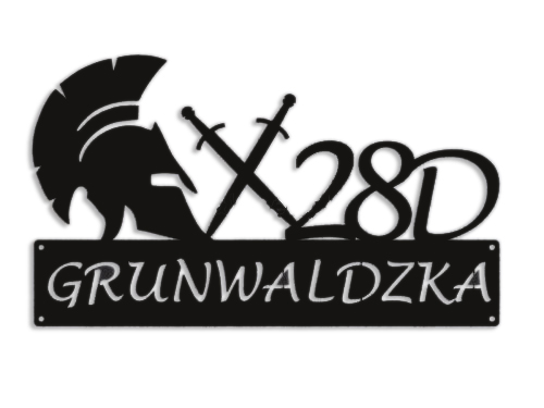 Číslo Na Dom 80 cm Tabuľa Adresa Ocel 2 mm Grafika 14