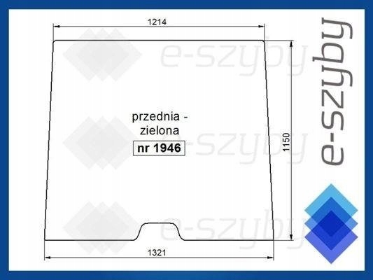 sklo nabíječka Kramer 780 přední