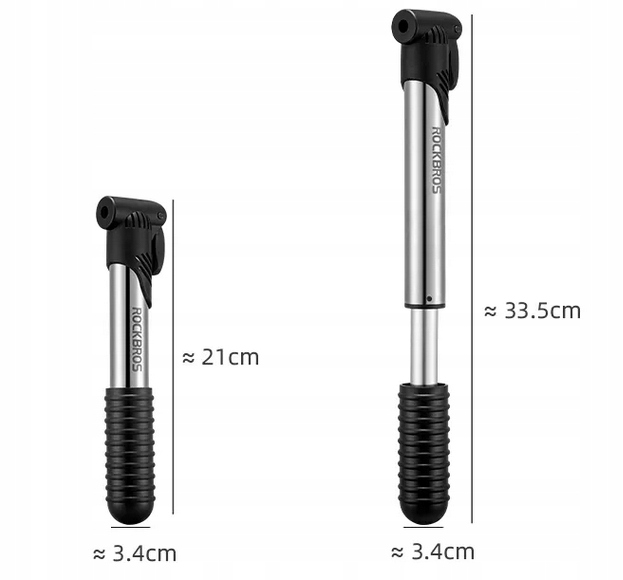 POMPKA ROWEROWA TELESKOPOWA MOCNA MINI NA RAMĘ Kod producenta POMPKA ROWEROWA MARKI ROCKBROS