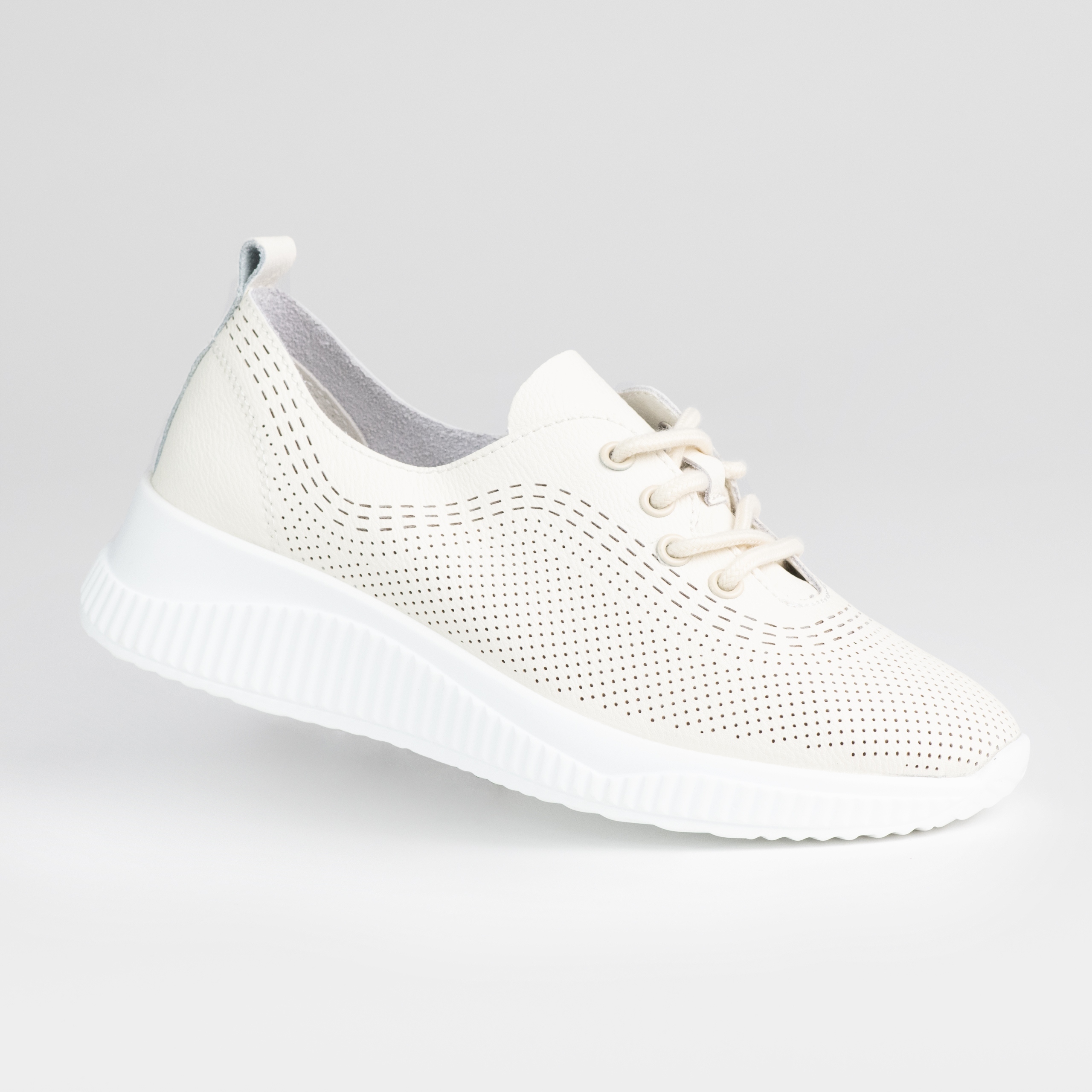 Dámské polobotky boty z přírodní kůže Goodin GD-XF-186 béžové lehké 39