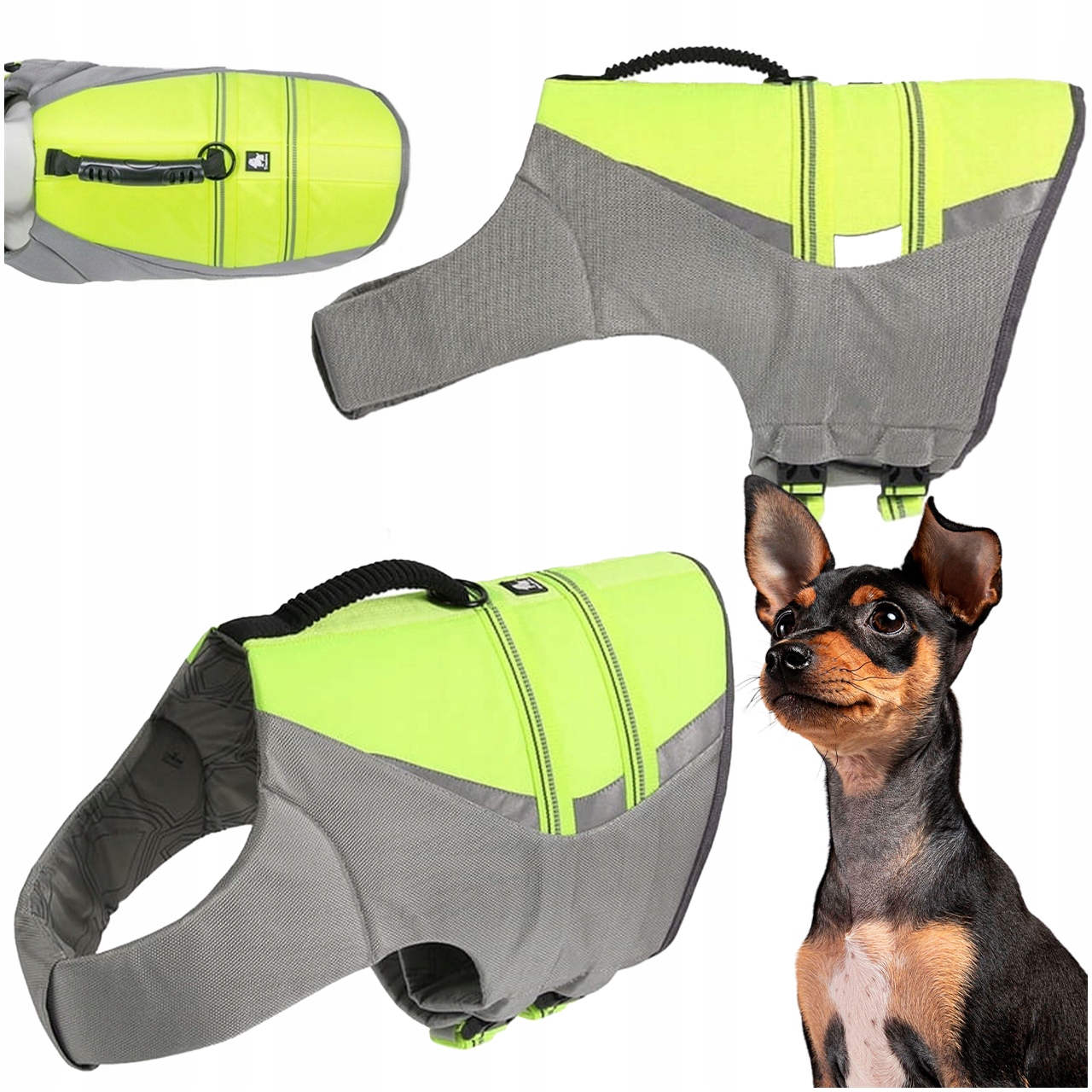 Levně Záchranná Vesta Kapok Pro Psa Truelove Dive Žlutá Malý Pes Cavalier Xs