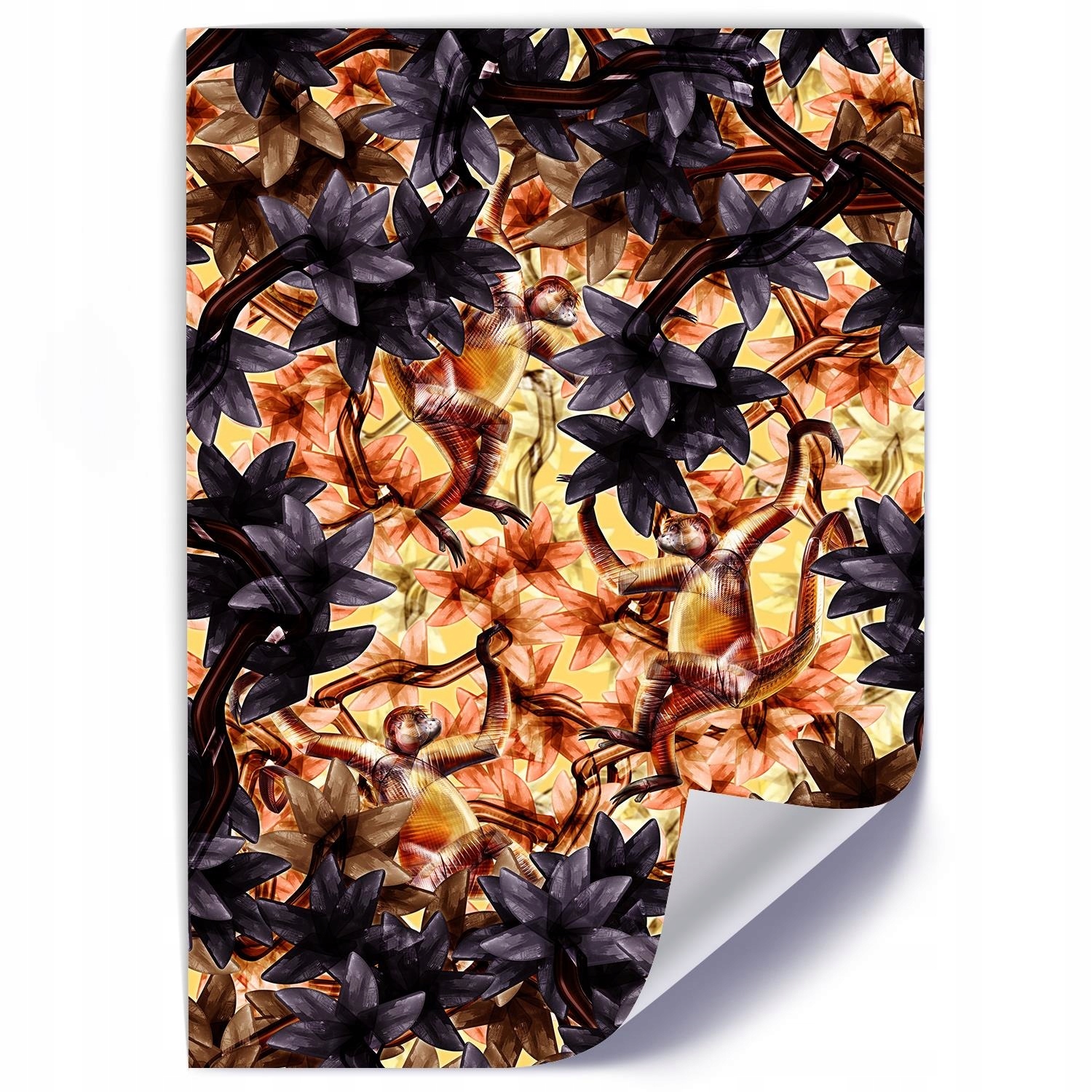 

Plakat Nowoczesny Na Ścianę Trzy Małpy 40x60