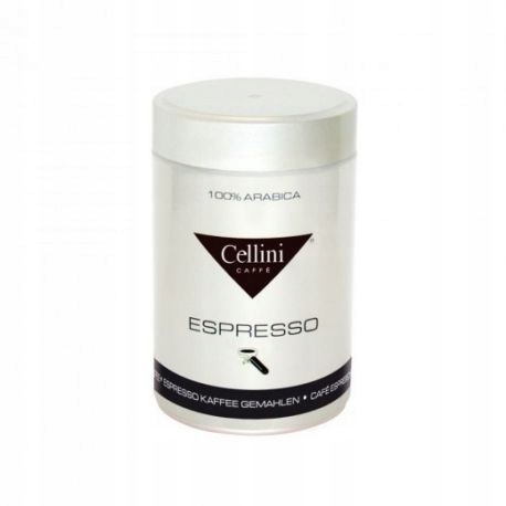 Mletá káva Arabica 100% espresso Macinato 250 g Cellini