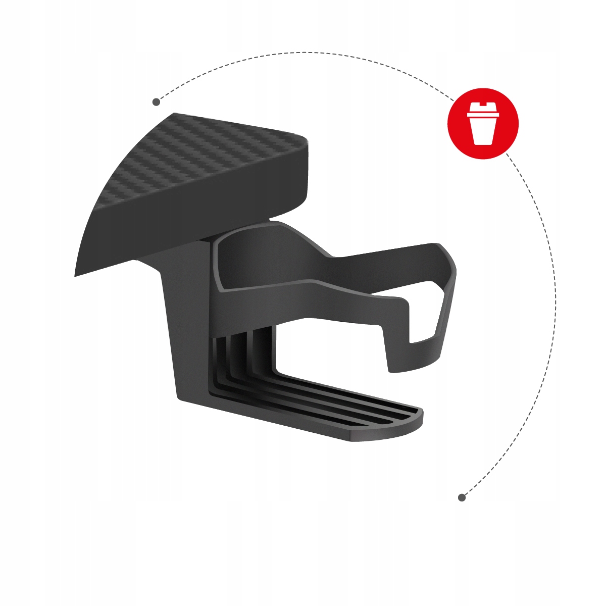 Biurko Gamingowe Narożne Komputerowe Gracza Huzaro Hero 7.7 Black Materiał blatu płyta MDF