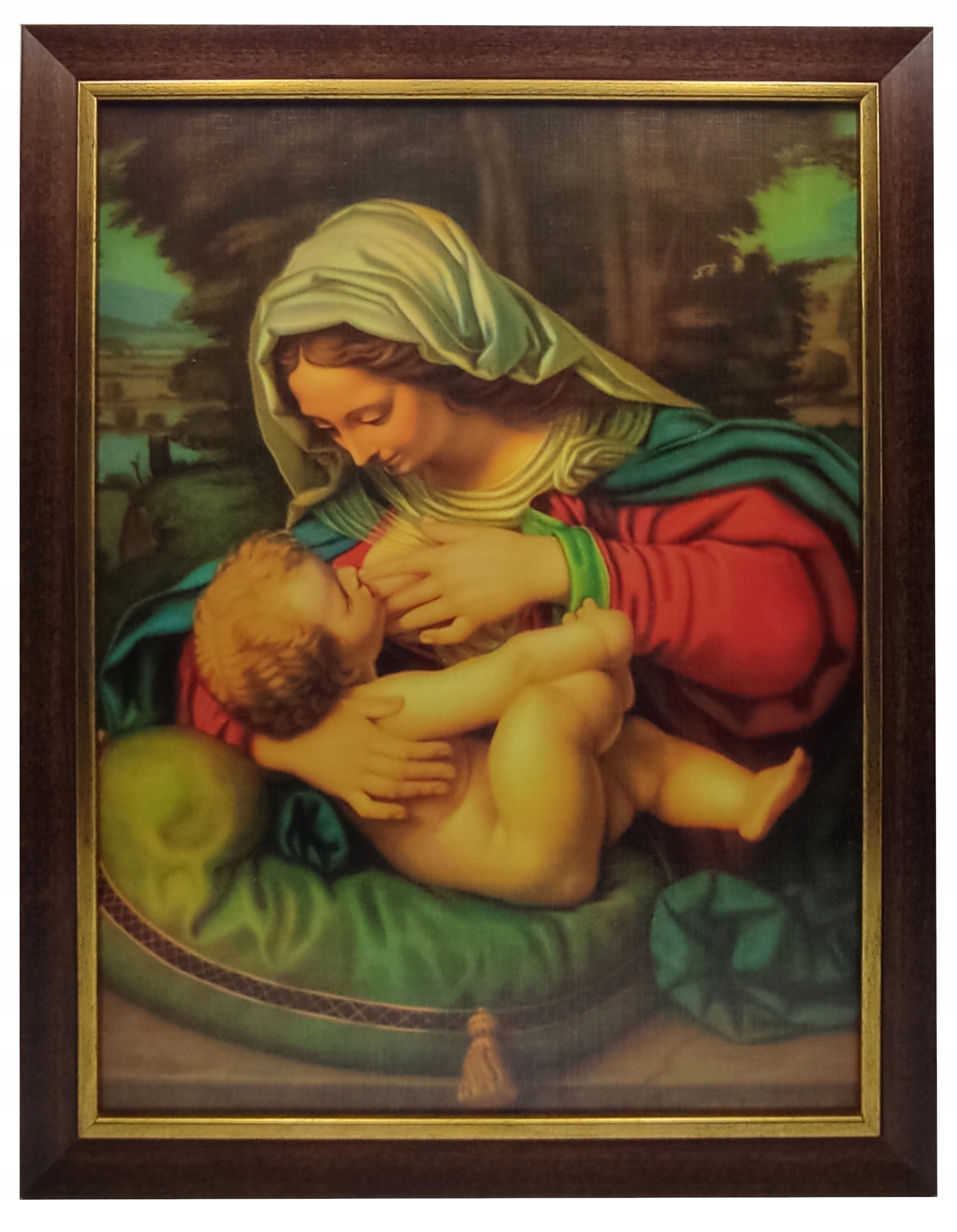 

Matka Boska Karmiąca Święty Obrazek Na Ścianę.