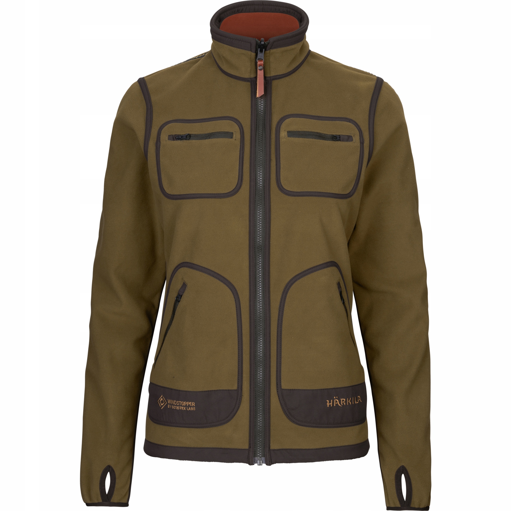 Damska kurtka myśliwska Harkila Kamko 10298 Dark Olive Arabian Spice XL