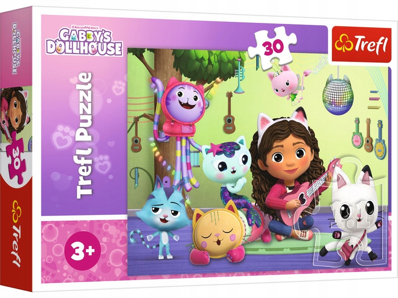 

Puzzle Trefl Koci Domek Gabi I jej uroczy domek