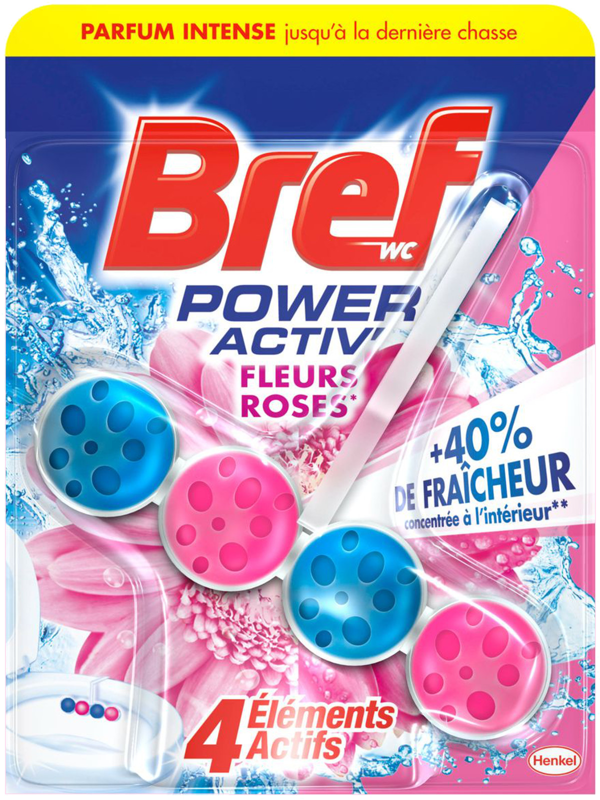 

Bref Fleurs Roses Zawieszka Kulki do Wc 50g Fr