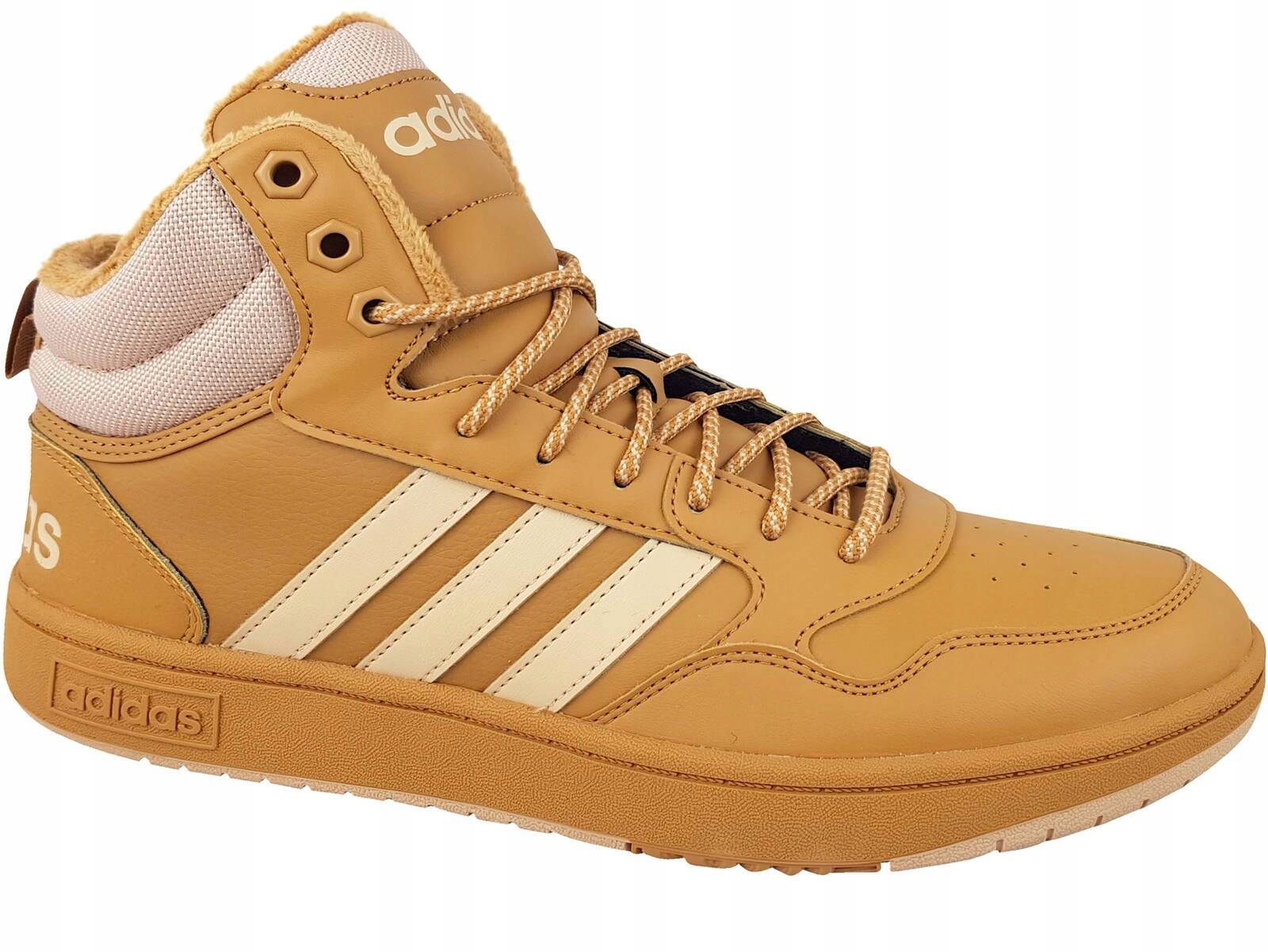 Adidas Hoops MID IF2636 Wysokie Brązowe Ocieplane