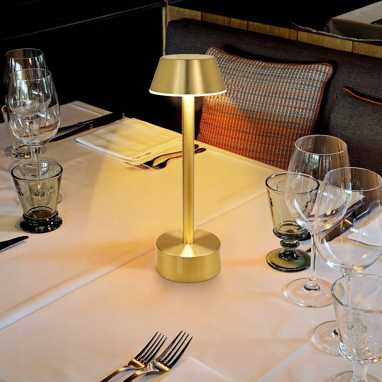 LAMPKA NOCNA LED NA ŚCIEMNIALNA ZŁOTA DOTYKOWA STOŁOWA LAMPA DO SYPIALNI Kolor inny