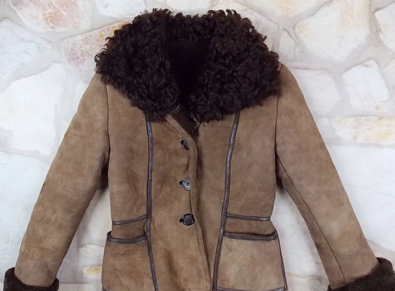 ANTARTEX kozuch skórzany damski M/L Marka inna