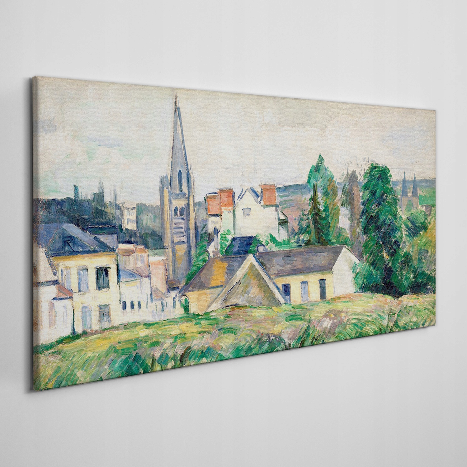 

Obraz na płótnie Dziedziniec miasto zieleń 100x50