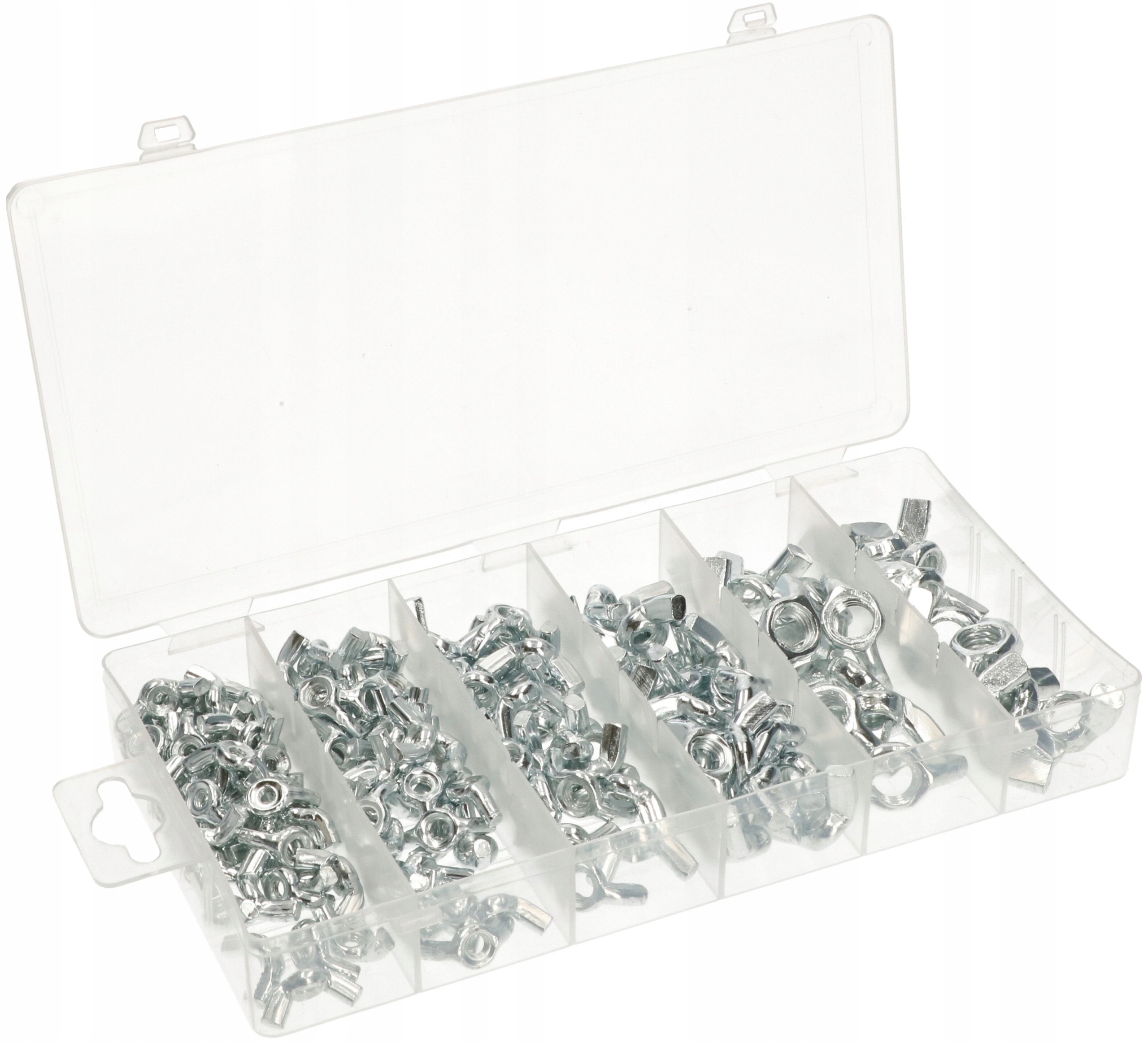 ZESTAW 150SZT NAKRĘTKI METRYCZNE MOTYLKOWE M4-M10 Kod producenta C467