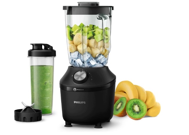 Stolní Mixér 600 W 2 L Skleněný Drcení Ledu 2 Rychlosti Puls