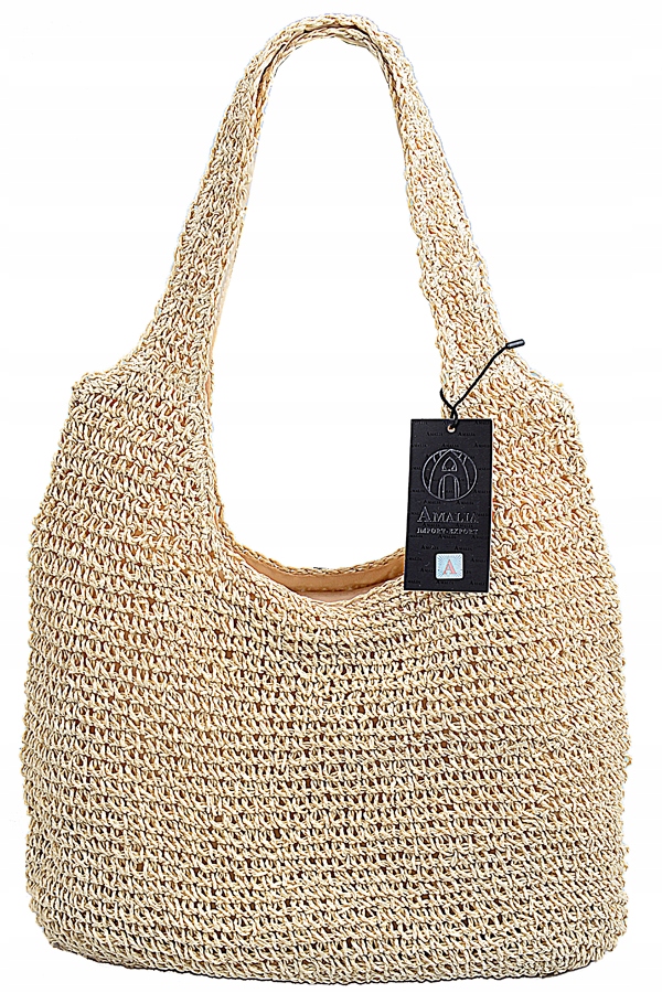 

Amalia Torebka Koszyk Rafia Worek Shopper Boho A4