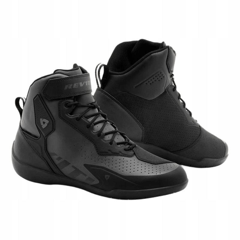 Krátke motocyklové topánky Revit G-force 2 Black/anthracite, čierna, šedá