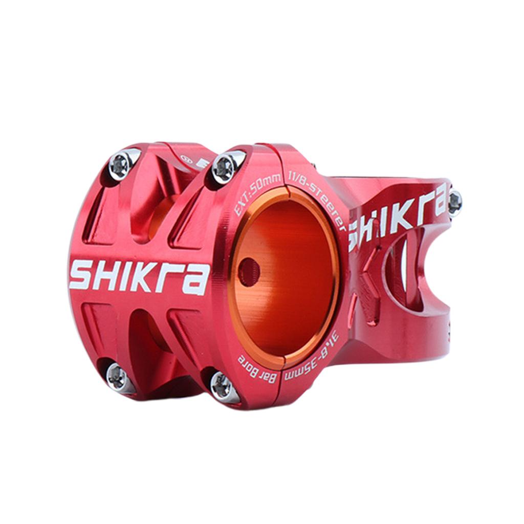 31.8mm Mountain Handlebar Stem MTB Bike Short Stem Components Red