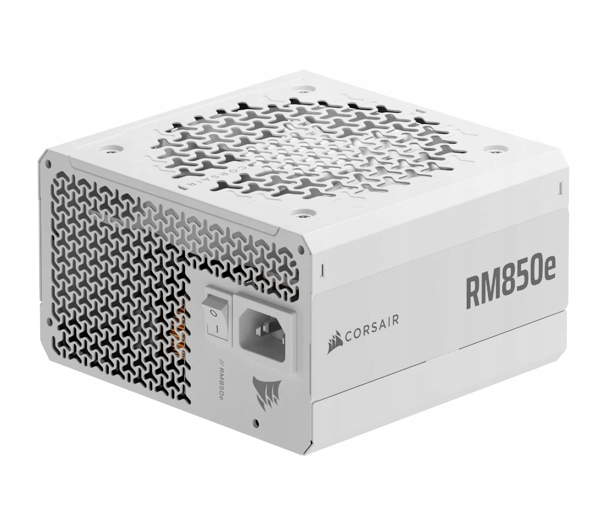 CORSAIR RM850e White, 850 Watt, Cybenetics Gold Certified, Fully Modular — 6