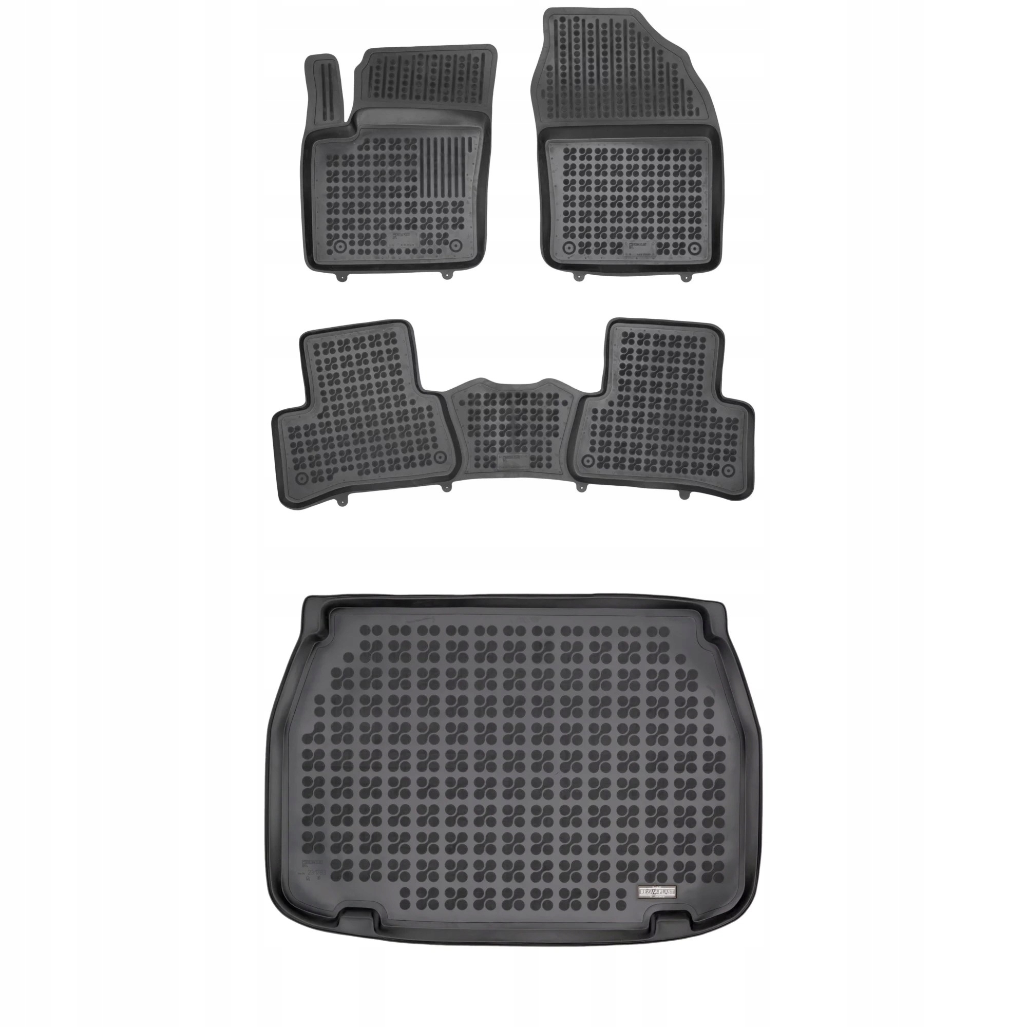 Gumové koberčeky a rohože Toyota C-hr od roku 2019 Hybrid, benzín, silné