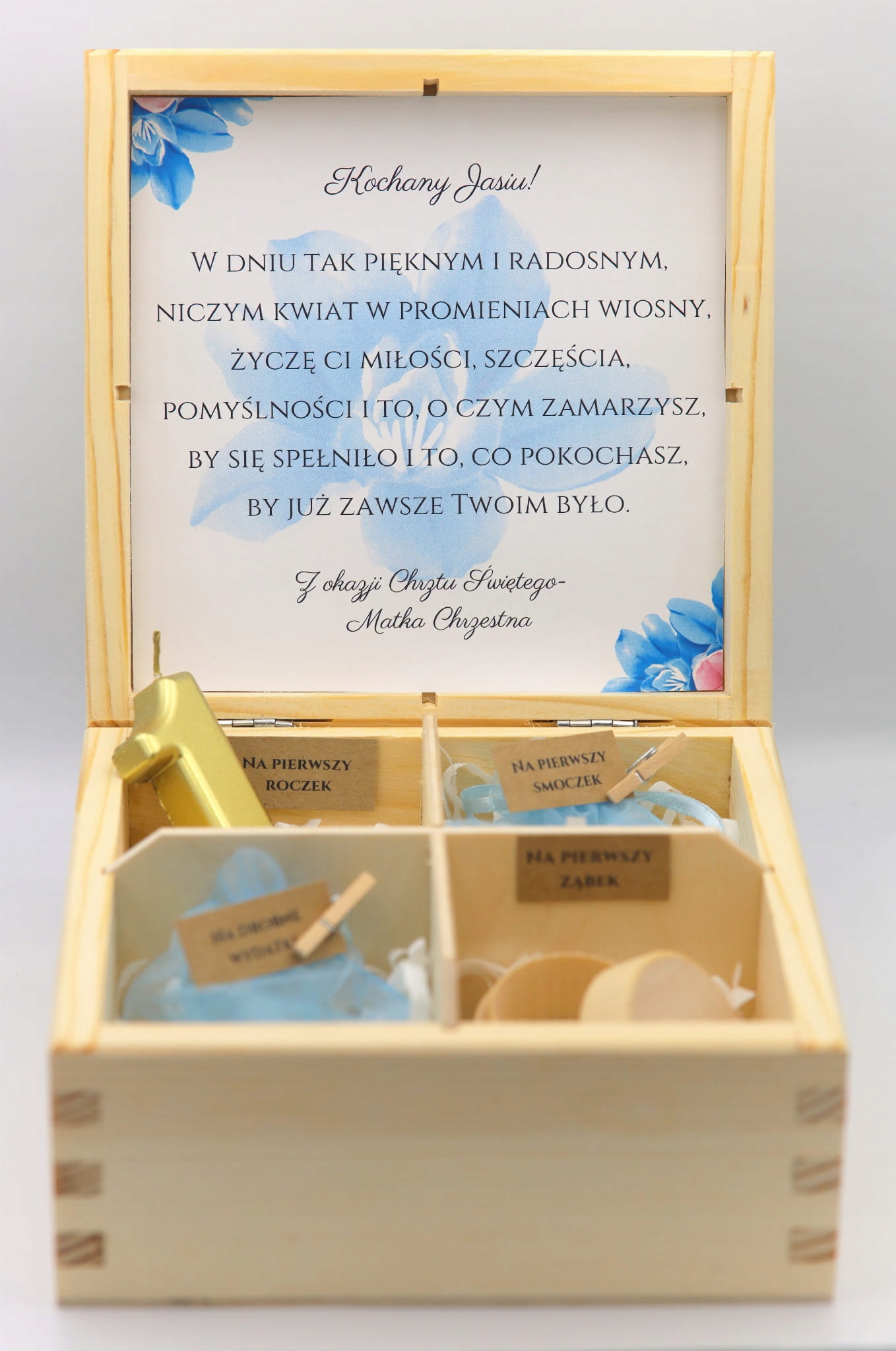 Box prezentowy na chrzest prezent na chrzest Marka inna