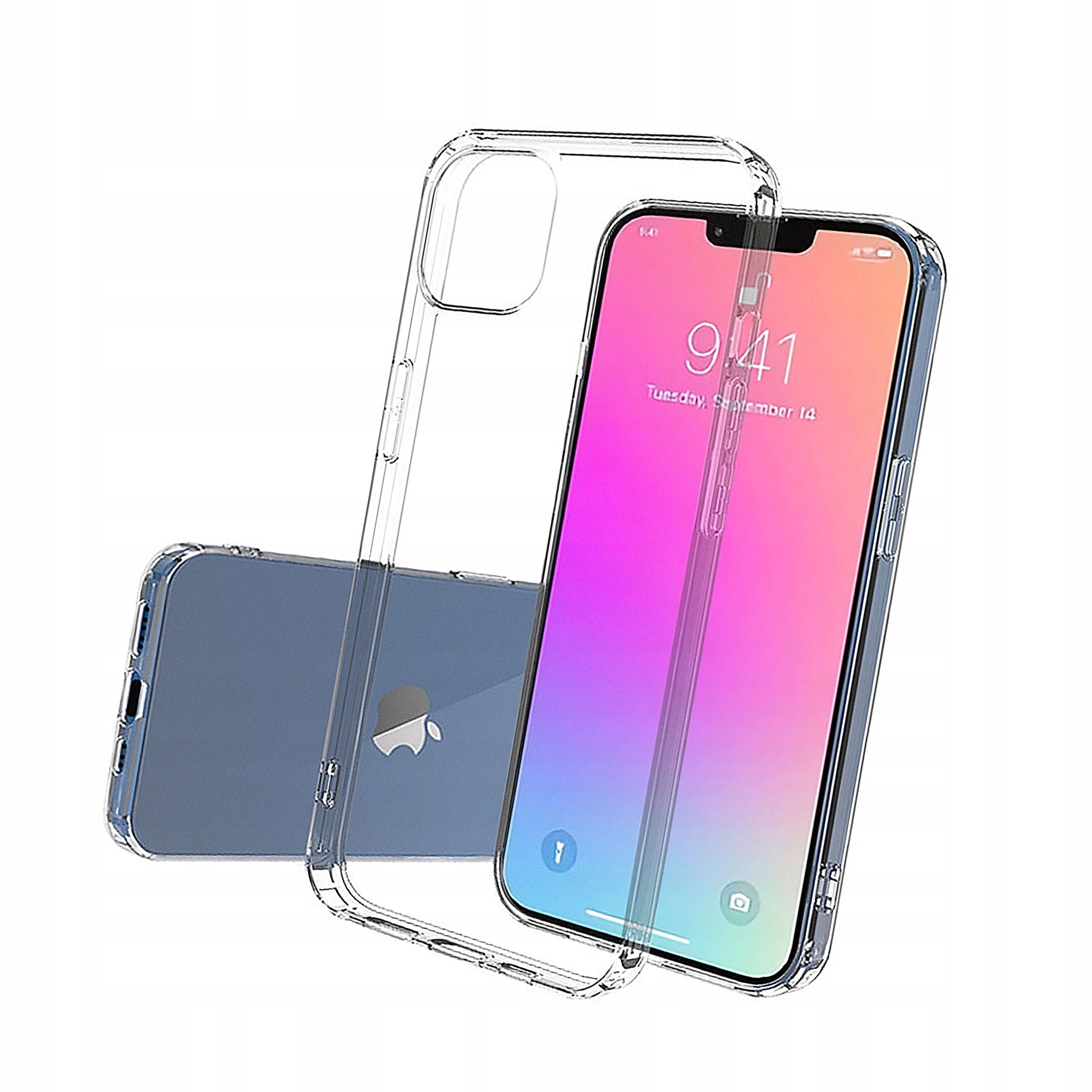 Żelowy pokrowiec etui Ultra Clear 0.5mm iPhone 13 Pro Max przezroczysty