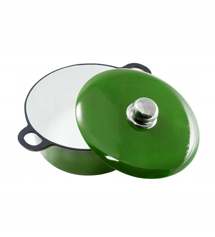 Liatinový smaltovaný Hrniec veľký Veko Český smalt Gourmetina Eduard List