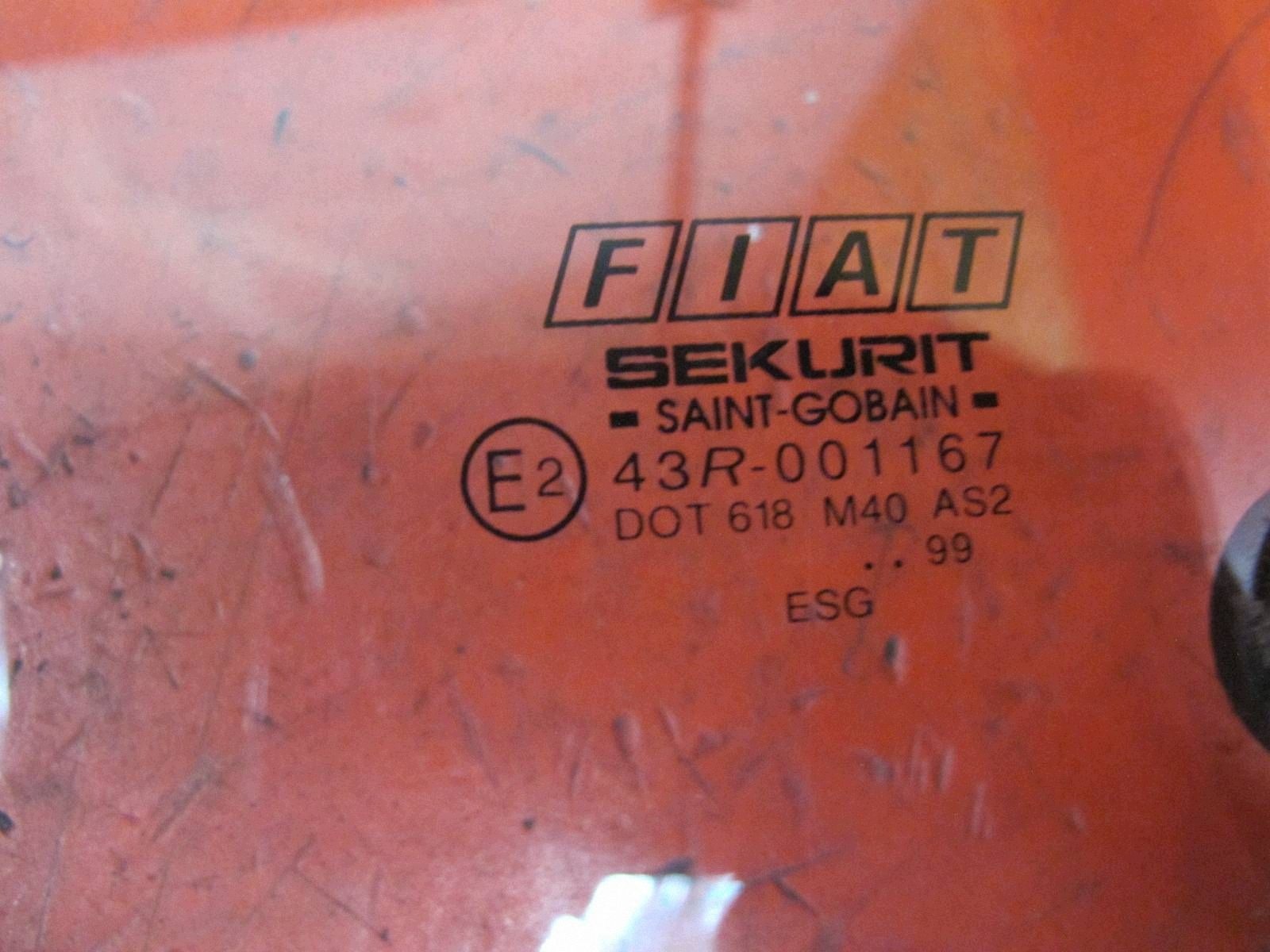 FIAT SEICENTO window bodywork UCHYLNA right rear part rear