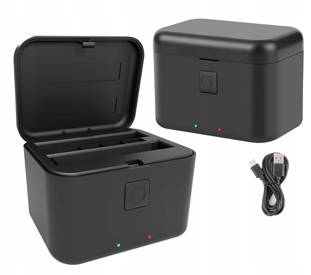 Ładowarka Usb na 2x Akumulator Bateria do Insta360 X5 Insta 360 X 5 Puluz