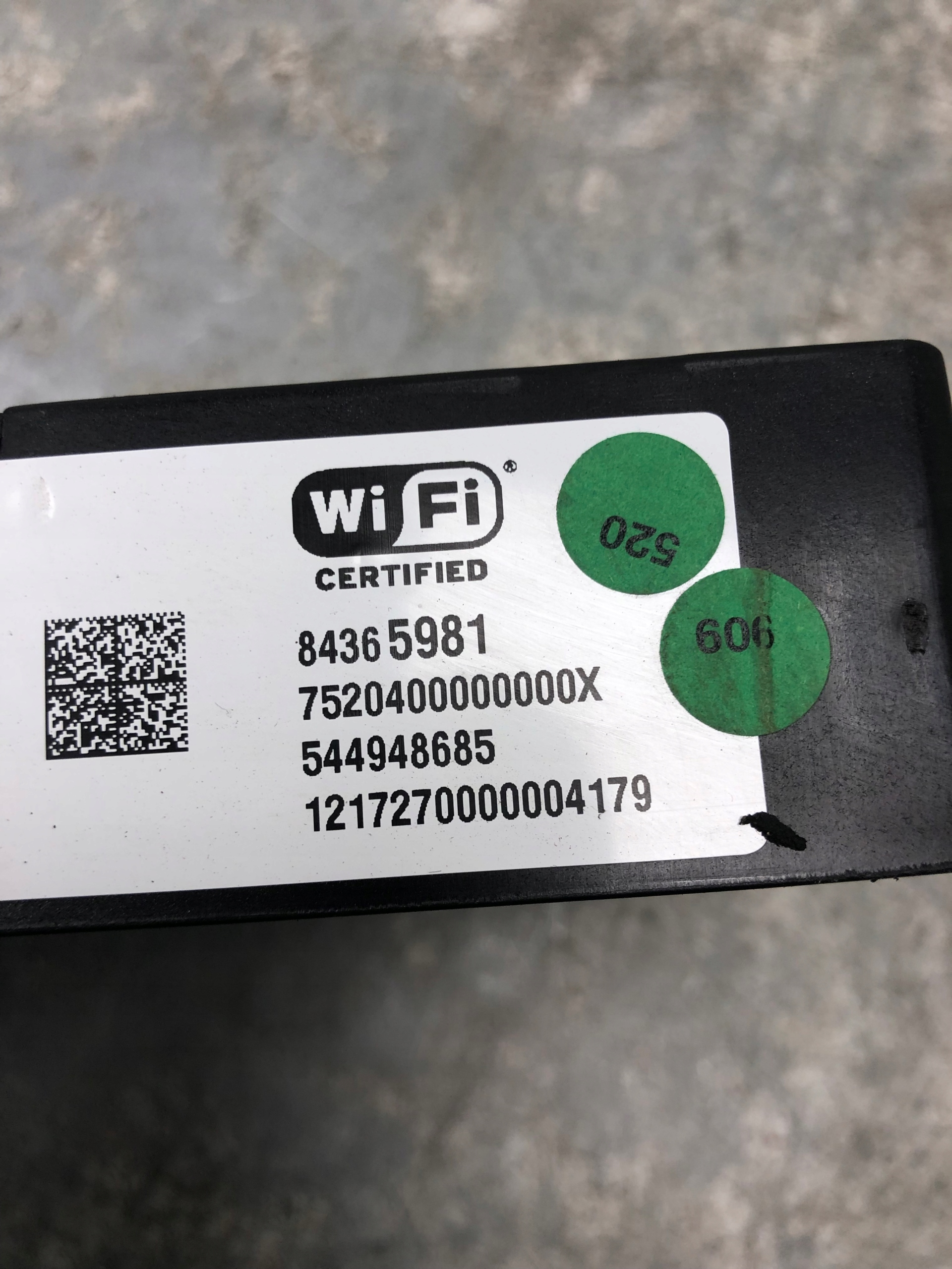 module WIFI OPEL INSIGNIA B 84365981
