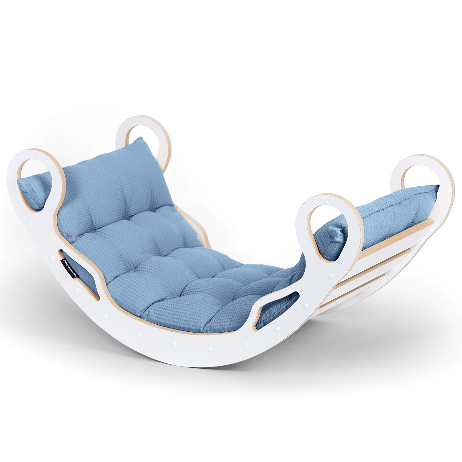 Bujak dla dzieci biały z poduszką - MEGA XL Rodzaj bujaki