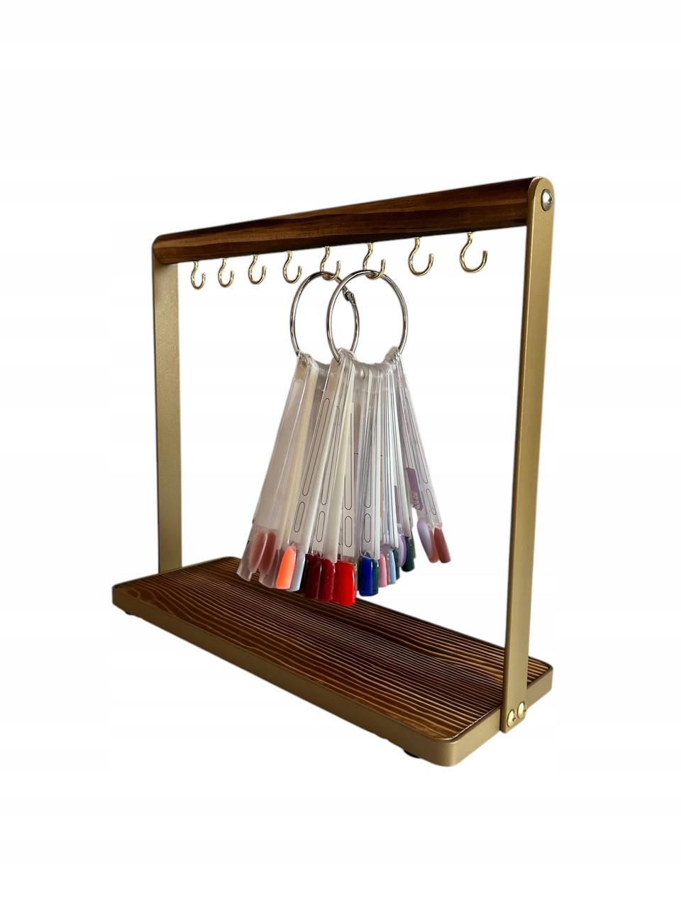 Stojany na vzorníky barev, zlato na nehty